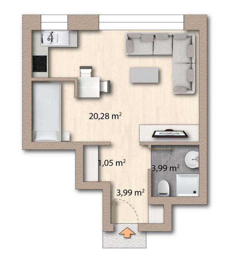 Gluecksburg Ferienwohnung 'Kursnord' Rotenhaus Exterior foto